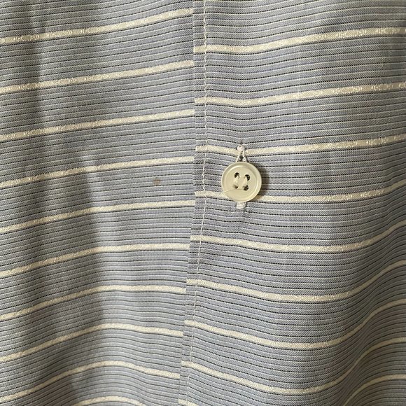 Comme des Garcons silk wool mens long sleeve shirt tiny spot - Picture 2 of 10